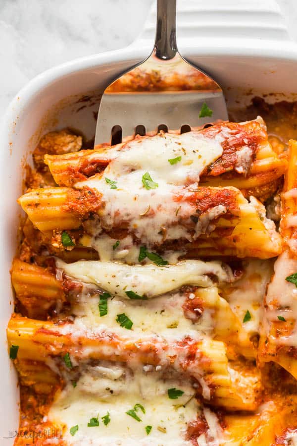 manicotti scoop