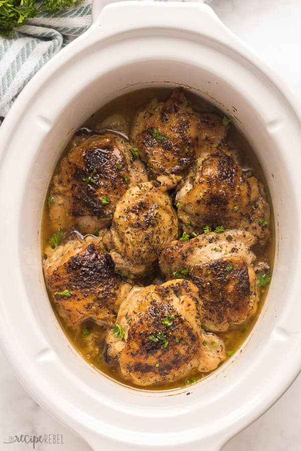 Featured image of post Simple Way to Chicken Thighs Crock Pot Recipes