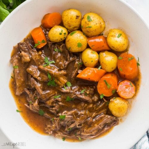 Perfect Instant Pot Pot Roast Recipe (the BEST gravy!) The Recipe Rebel