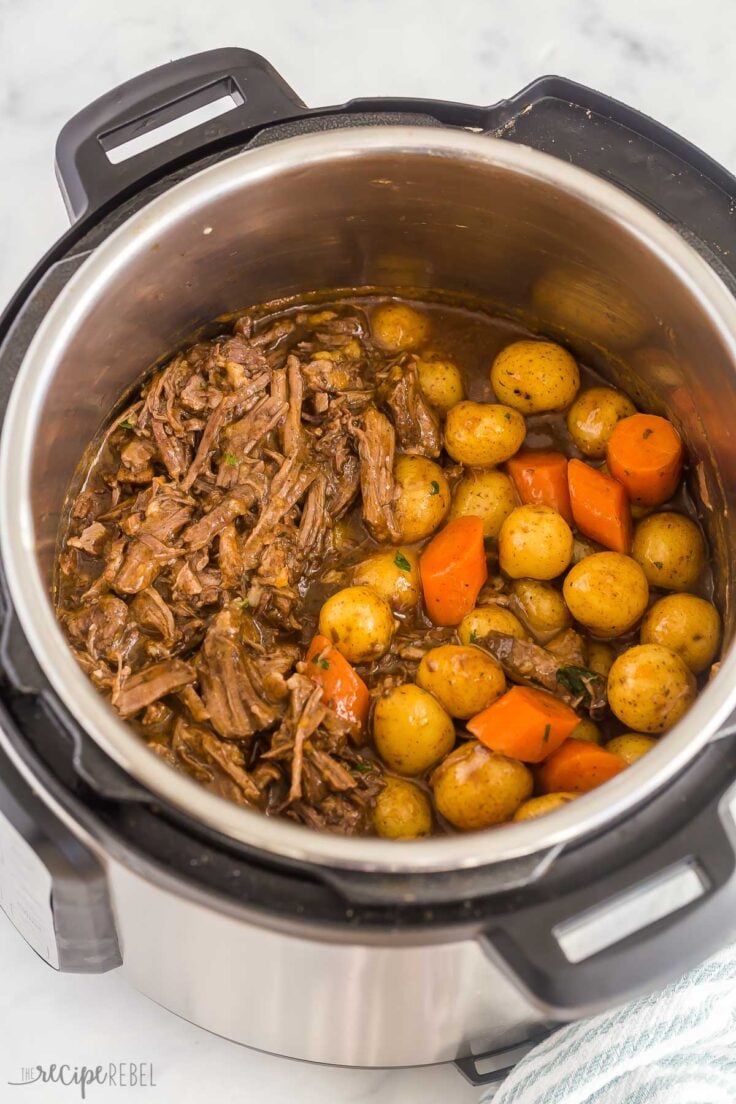 Instant Pot Pot Roast - Bowl of Delicious