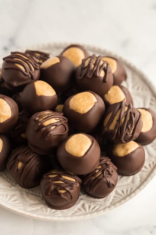 Easy Peanut Butter Balls Buckeyes Video The Recipe Rebel