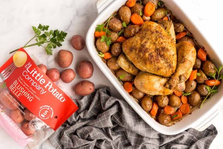 Efficient Chicken Roast with Veggies using Happycall Double Pan