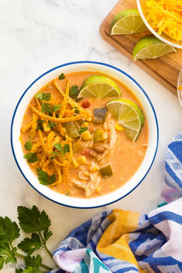 Crockpot Chicken Taco Soup