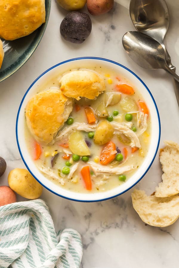 Chicken Pot Pie Soup [VIDEO] - The Recipe Rebel