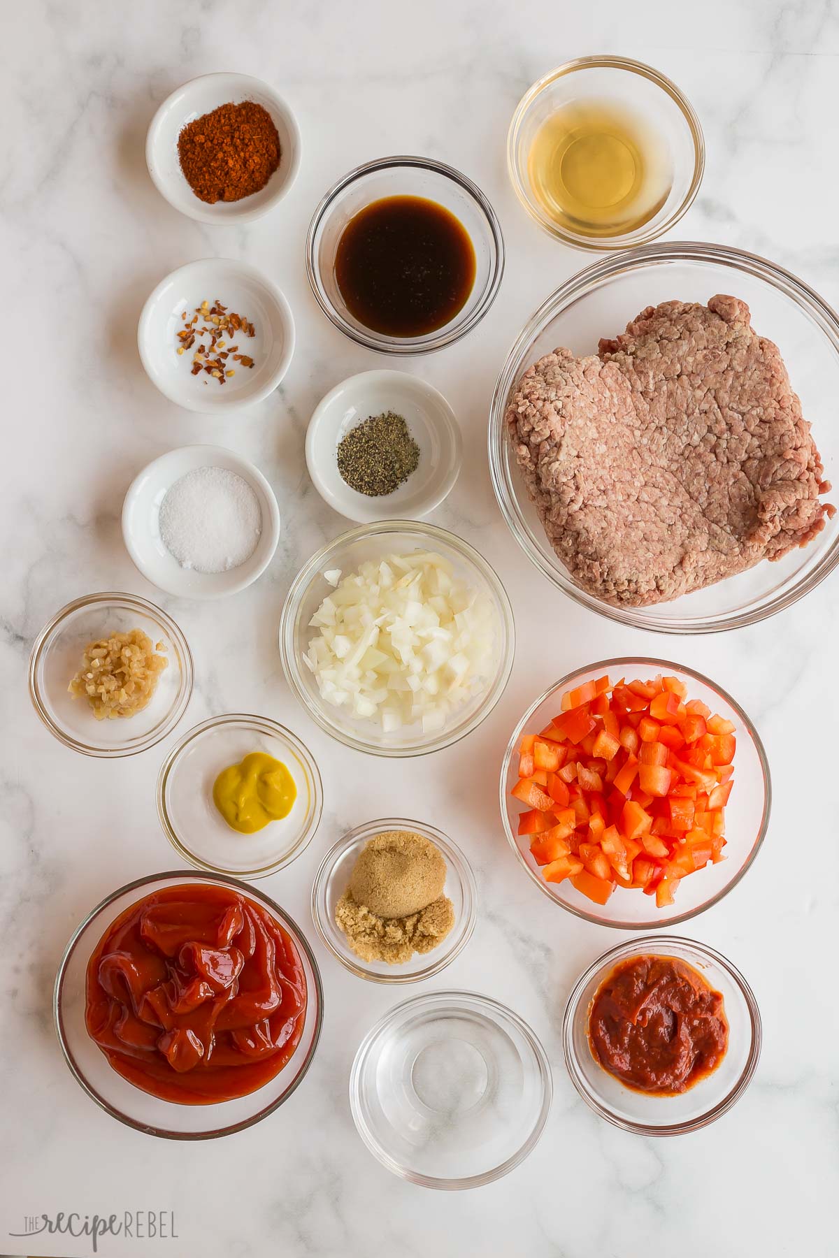 ingredients needed to make sloppy joes