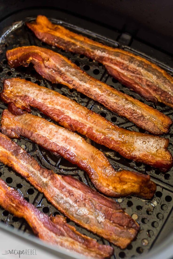 Air Fryer Bacon - Perfectly crispy without the mess