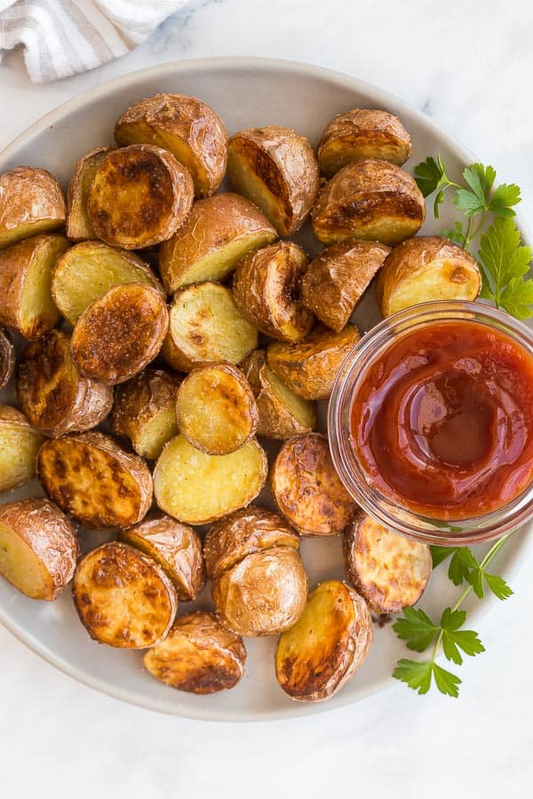 CRISPY Air Fryer Baked Potato - The Recipe Rebel