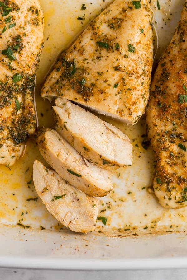 JUICY Baked Chicken Breast [step by step VIDEO] - The Recipe Rebel