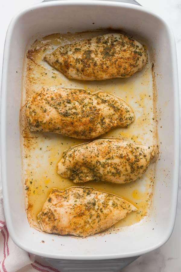 JUICY Baked Chicken Breast [step by step VIDEO] - The Recipe Rebel