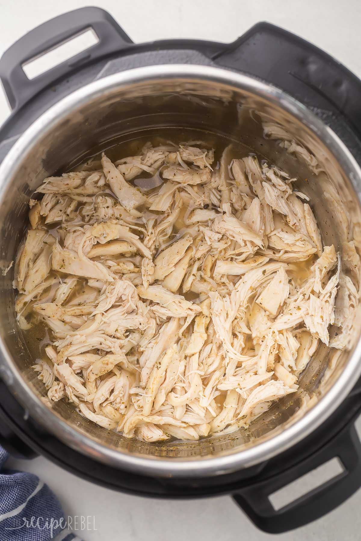 instant pot shredded chicken in pressure cooker.