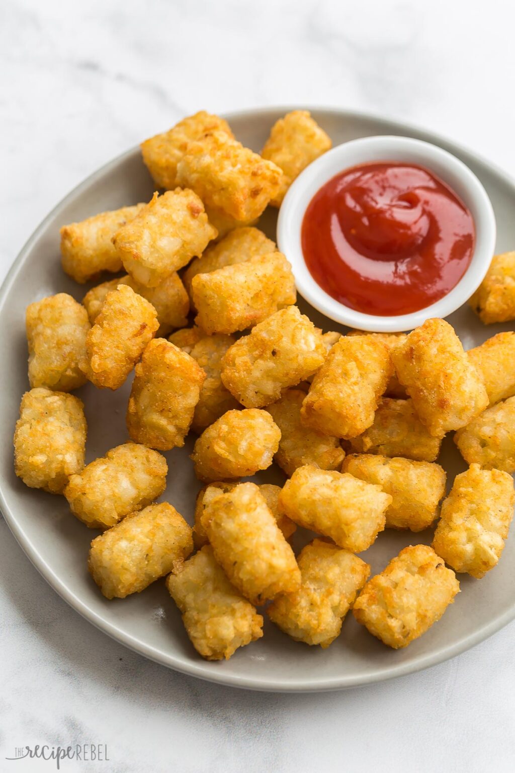 CRISPY Air Fryer Tater Tots (ready in a few minutes!) The Recipe Rebel