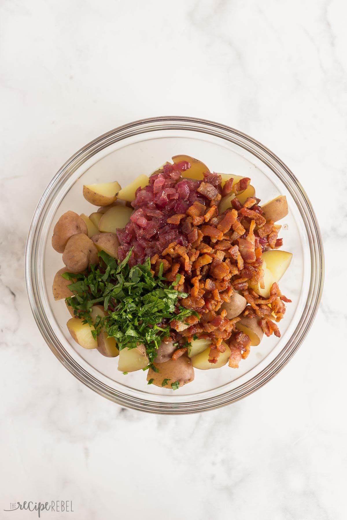 German Potato Salad [step by step VIDEO] - The Recipe Rebel