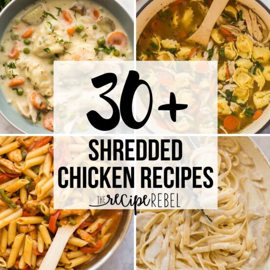 30+ Shredded Chicken Recipes for easy weeknight dinners - The Recipe Rebel
