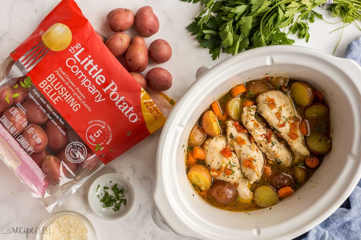 Sun Dried Tomato Crockpot Chicken & Potatoes The Recipe Rebel