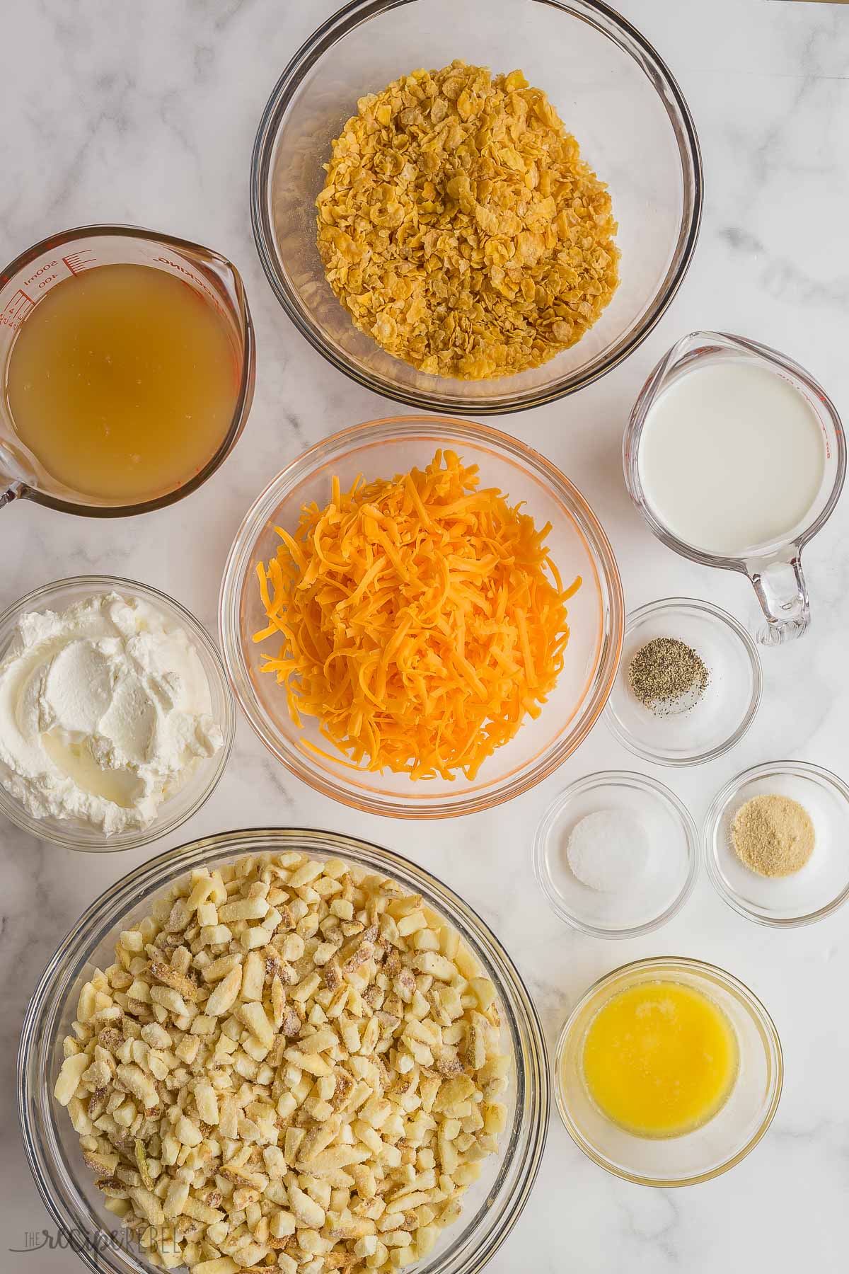 ingredients needed for hashbrown casserole