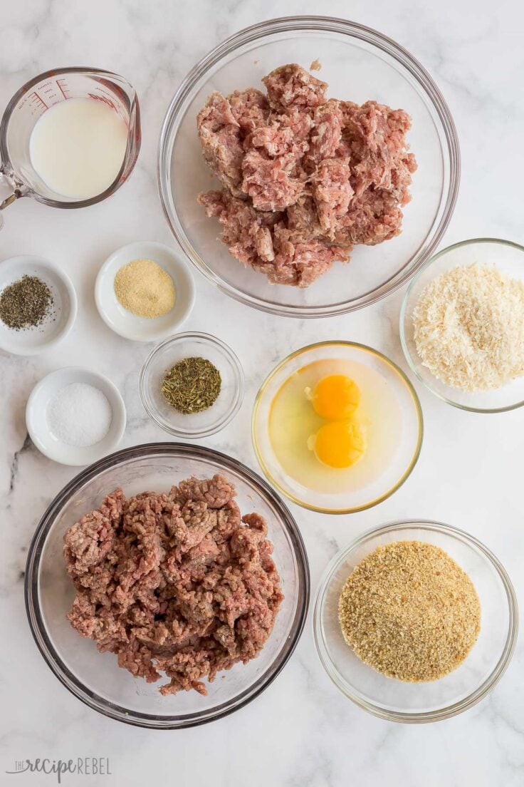 ingredients for instant pot meatloaf and mashed potatoes