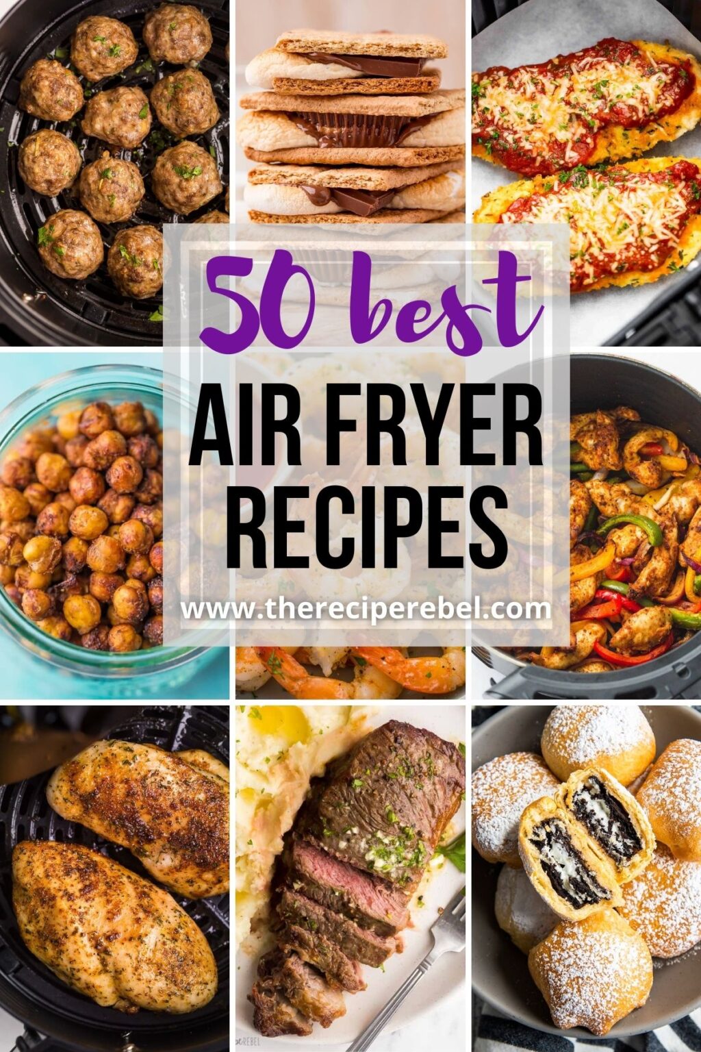 50 Best Air Fryer Recipes - [dinner, sides and dessert!] The Recipe Rebel