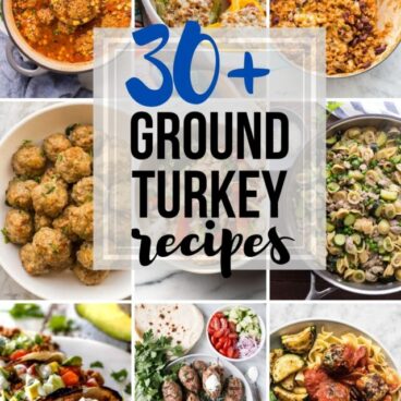 Title image for 30+ Ground Turkey Recipes