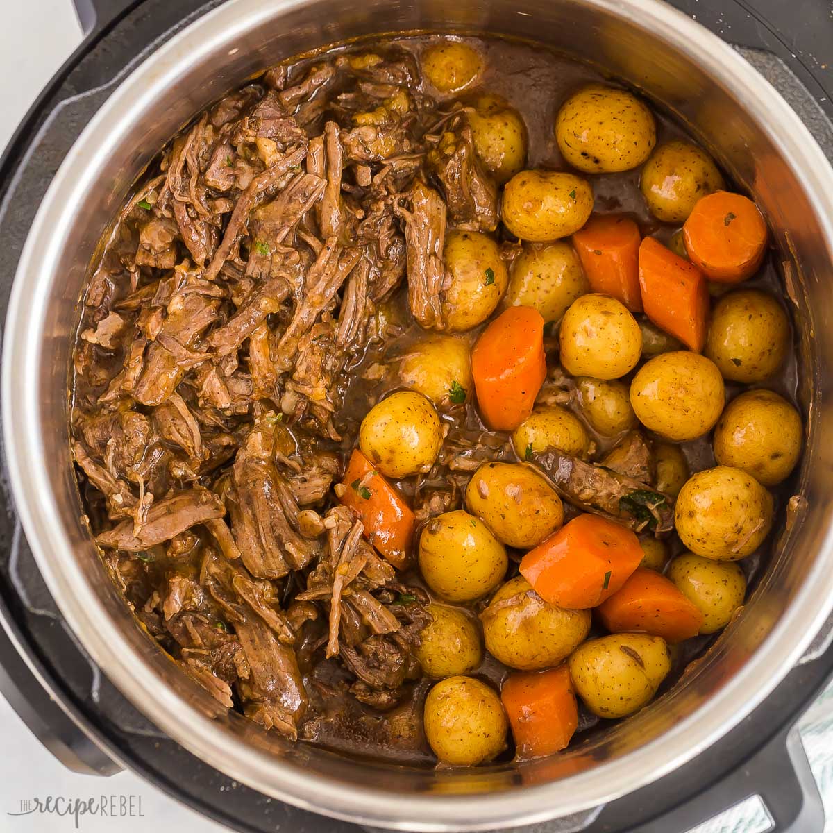 Instant Pot Pot Roast with Veggies and Gravy - Taste And See