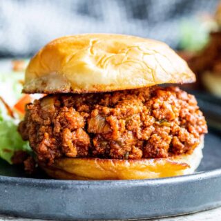 Turkey Sloppy Joes served on buns.