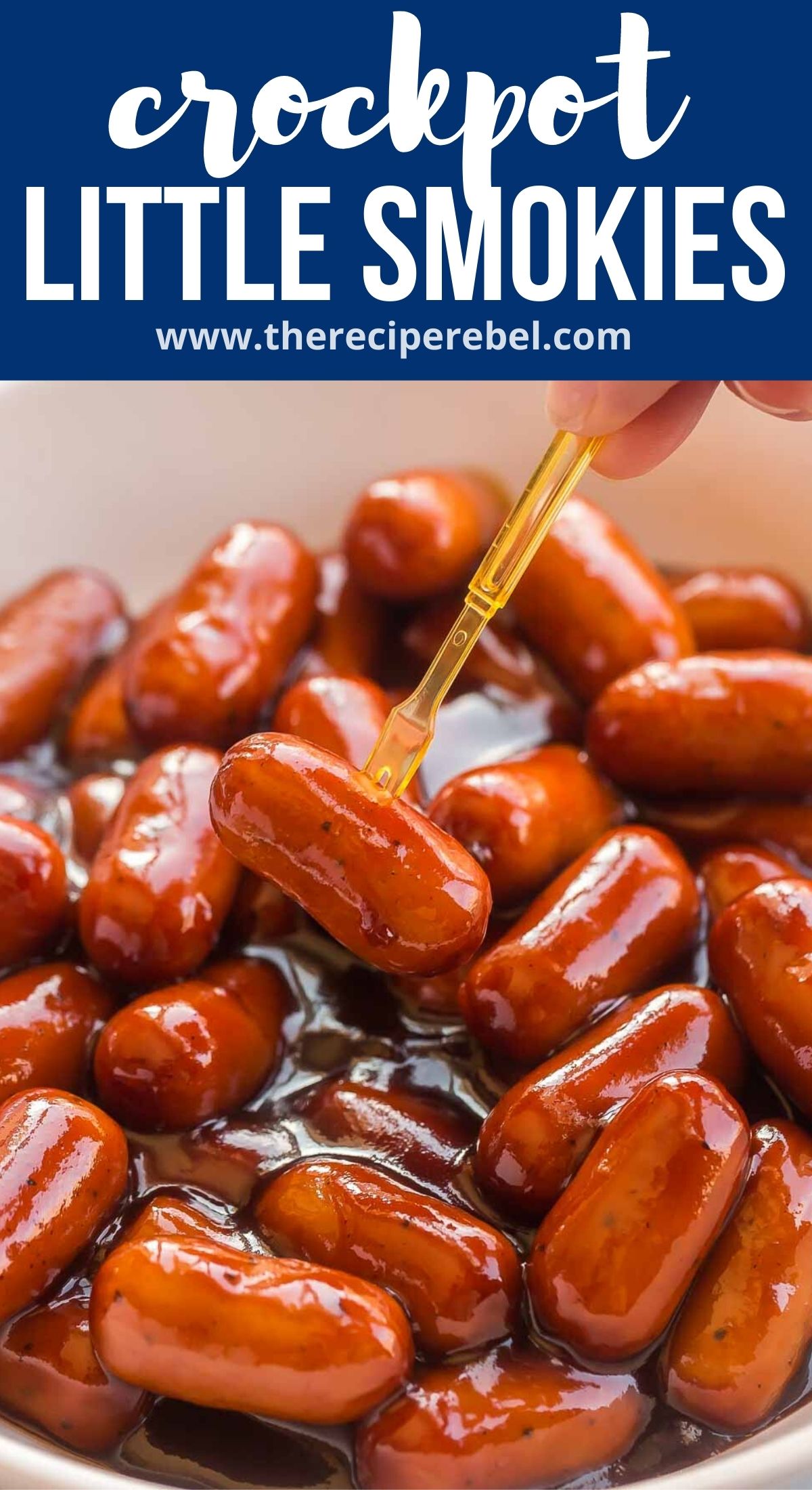 Crockpot Little Smokies - The Recipe Rebel