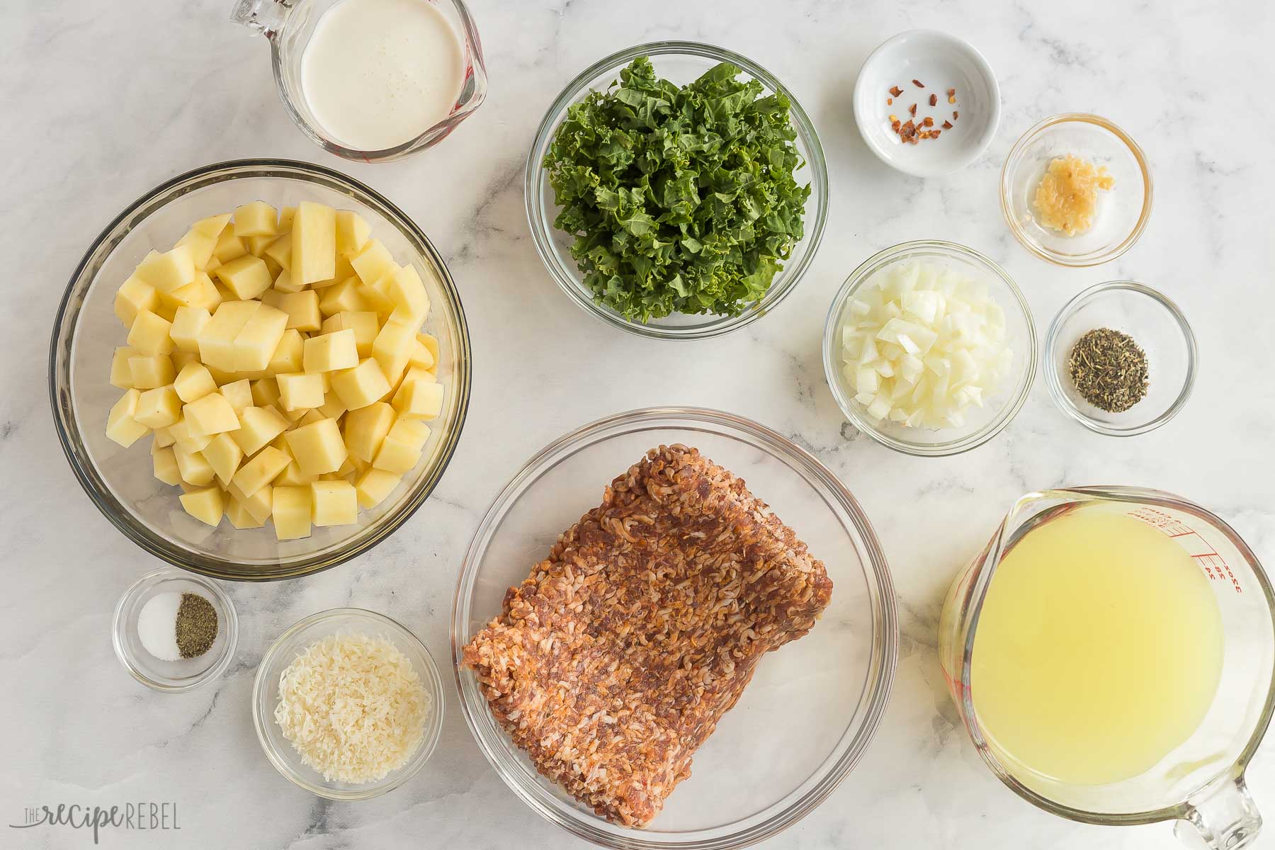 ingredients needed for zuppa toscana soup