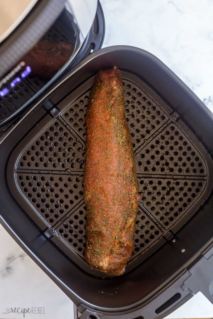 pork tenderloin in air fryer before cooking