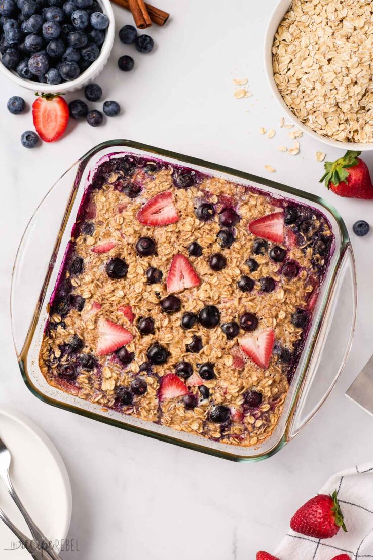 Baked Oatmeal Recipe (freezer friendly) The Recipe Rebel