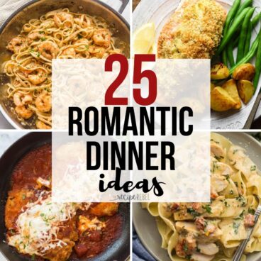 Feature Image for 25 Romantic Dinner Ideas