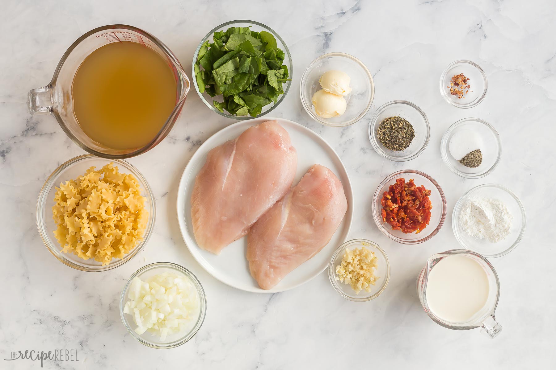 ingredients needed for white lasagna soup