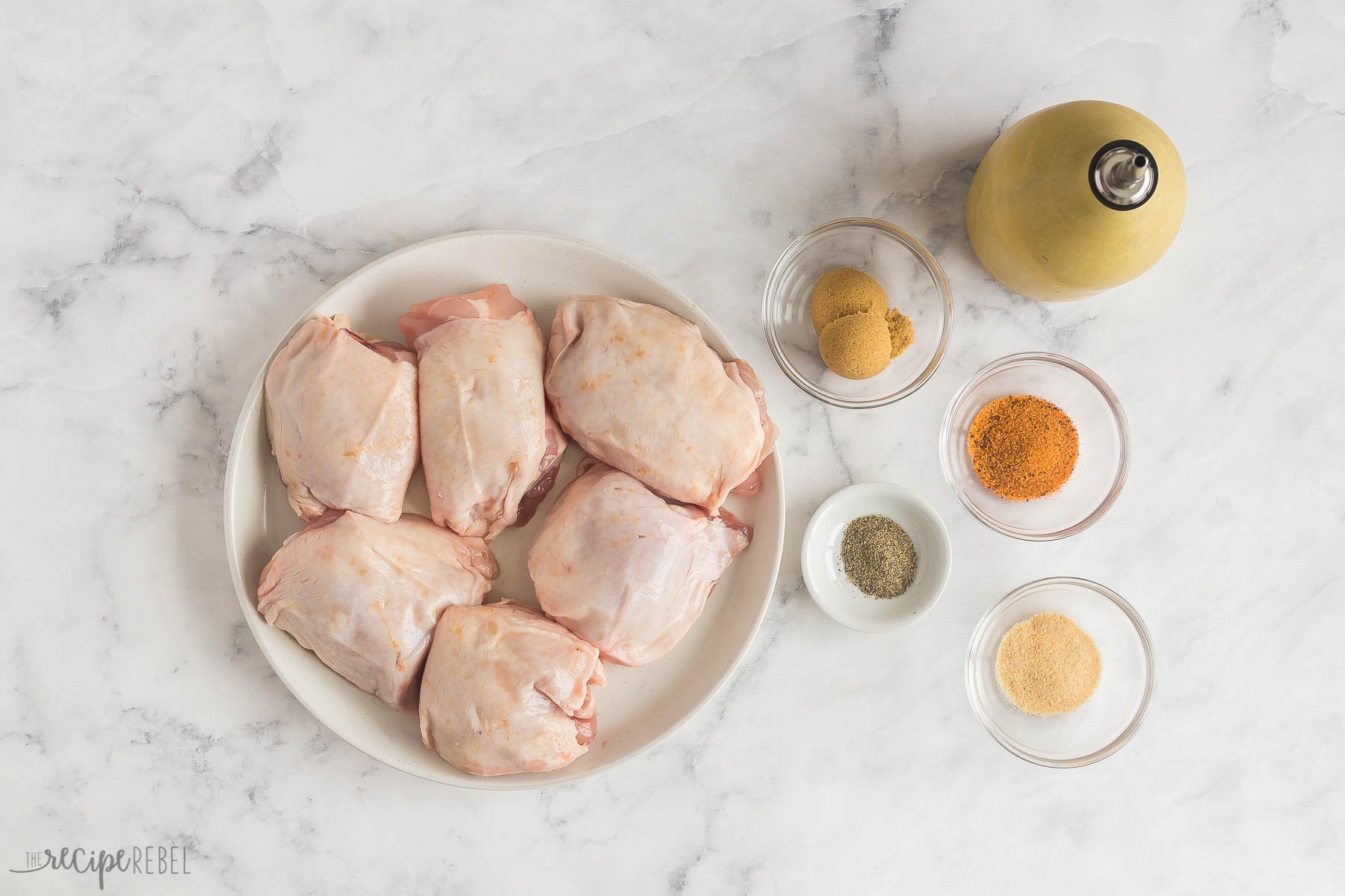 ingredients needed for baked chicken thighs