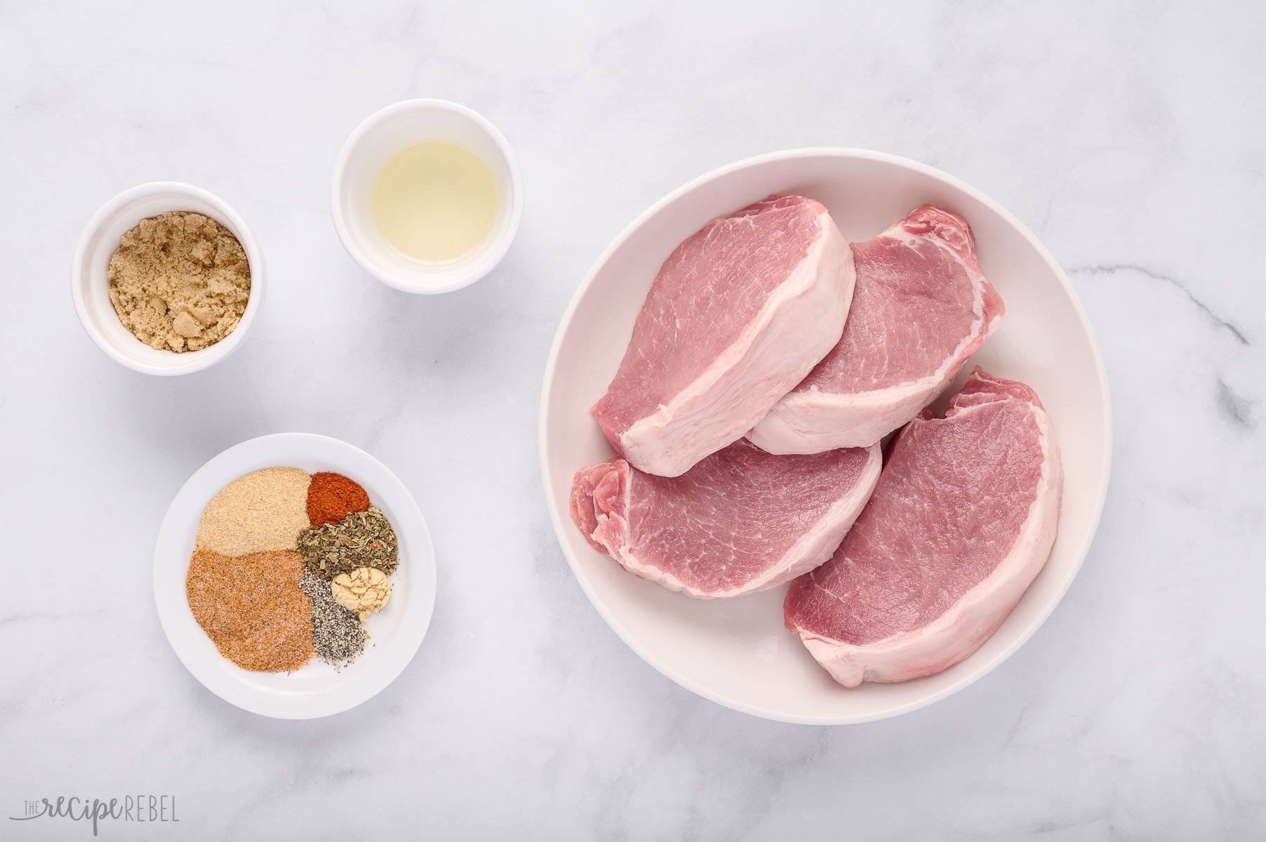 ingredients needed to make baked pork chops