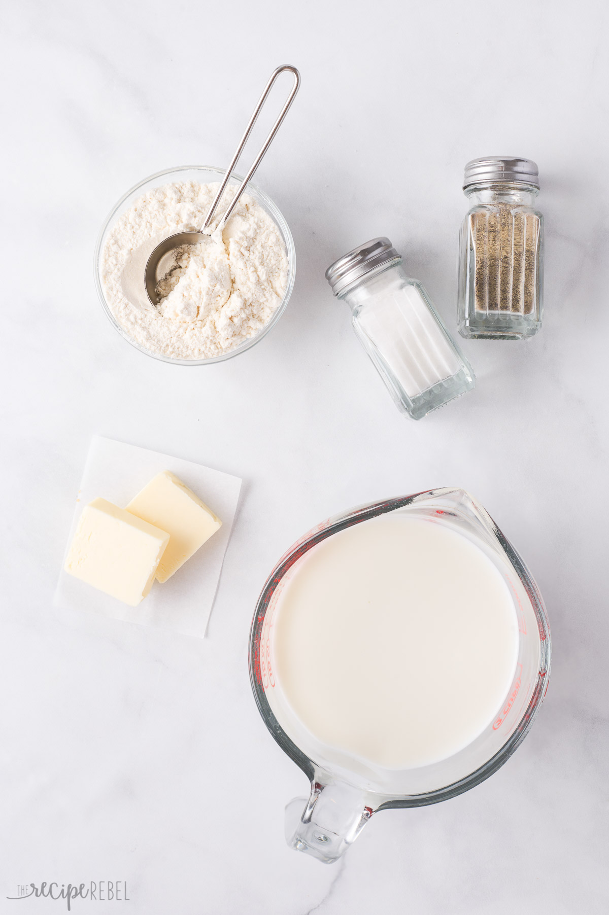 ingredients needed for bechamel sauce