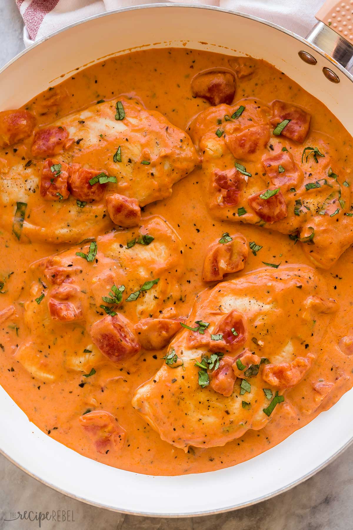 Tomato Basil Chicken Breasts