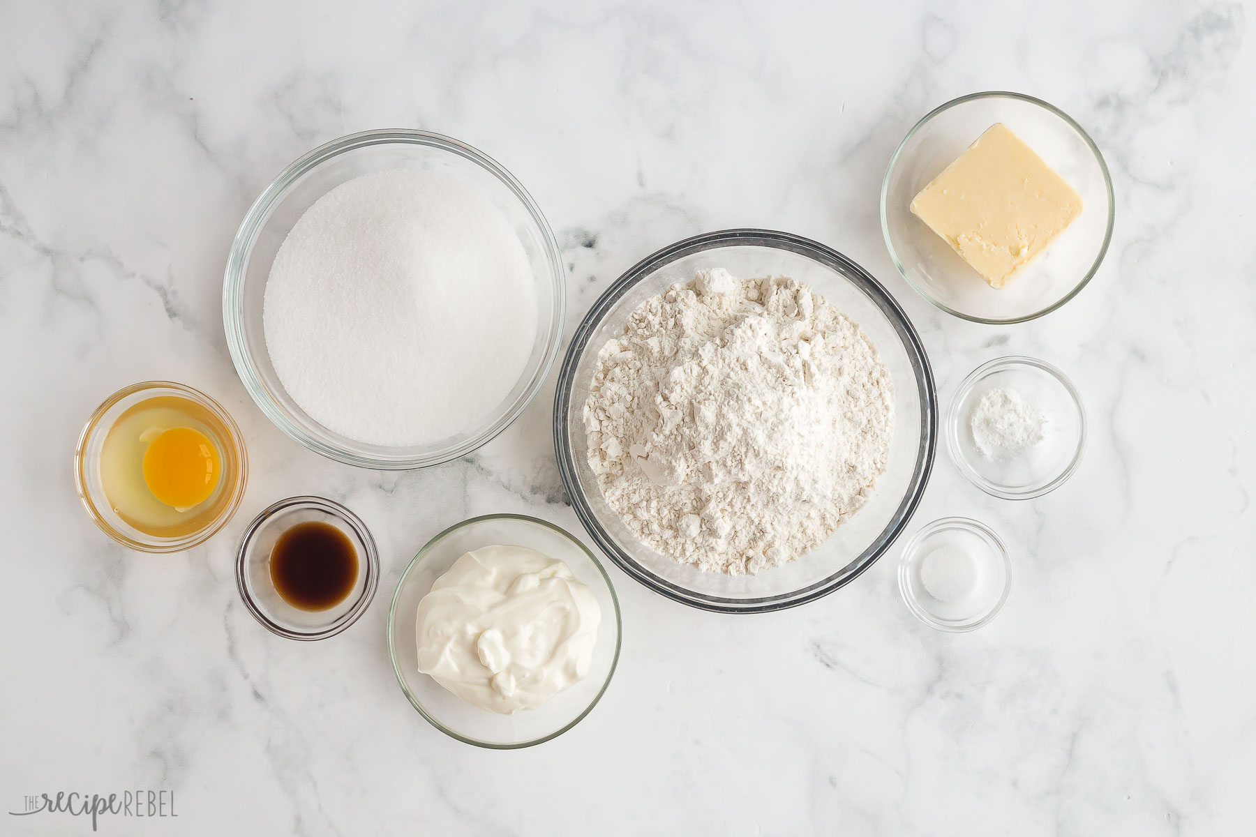 ingredients needed to make sugar cookies
