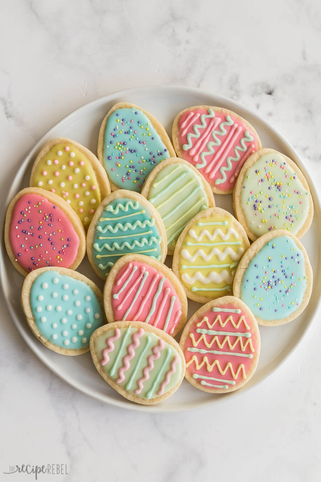Easter Egg Sugar Cookies [VIDEO] The Recipe Rebel