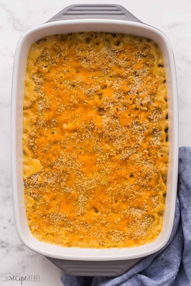 healthier mac and cheese after baking