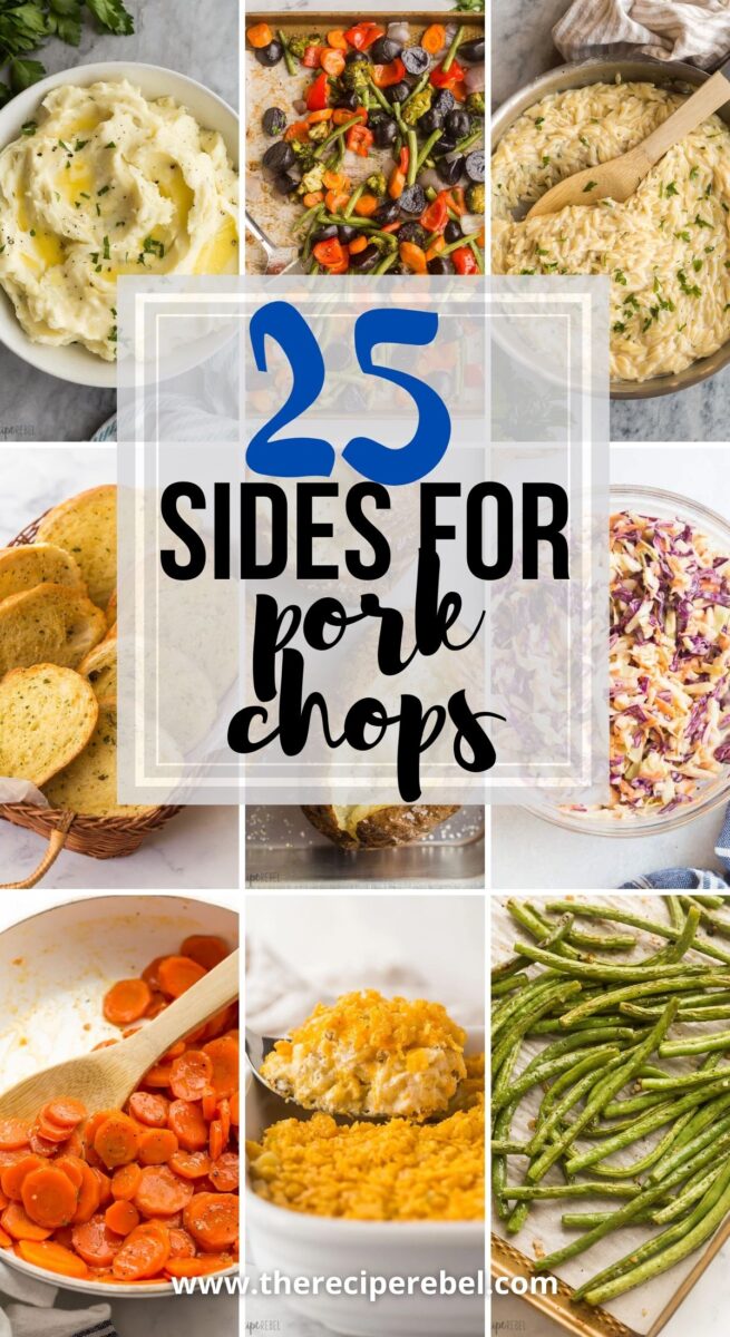 25 Easy Sides for Pork Chops | The Recipe Rebel