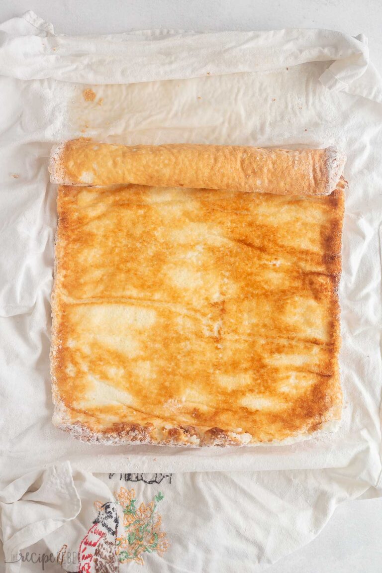 Lemon Blueberry Angel Food Cake Roll The Recipe Rebel