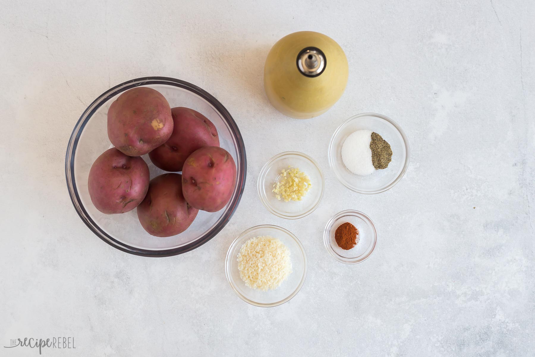 ingredients needed for roasted red potatoes