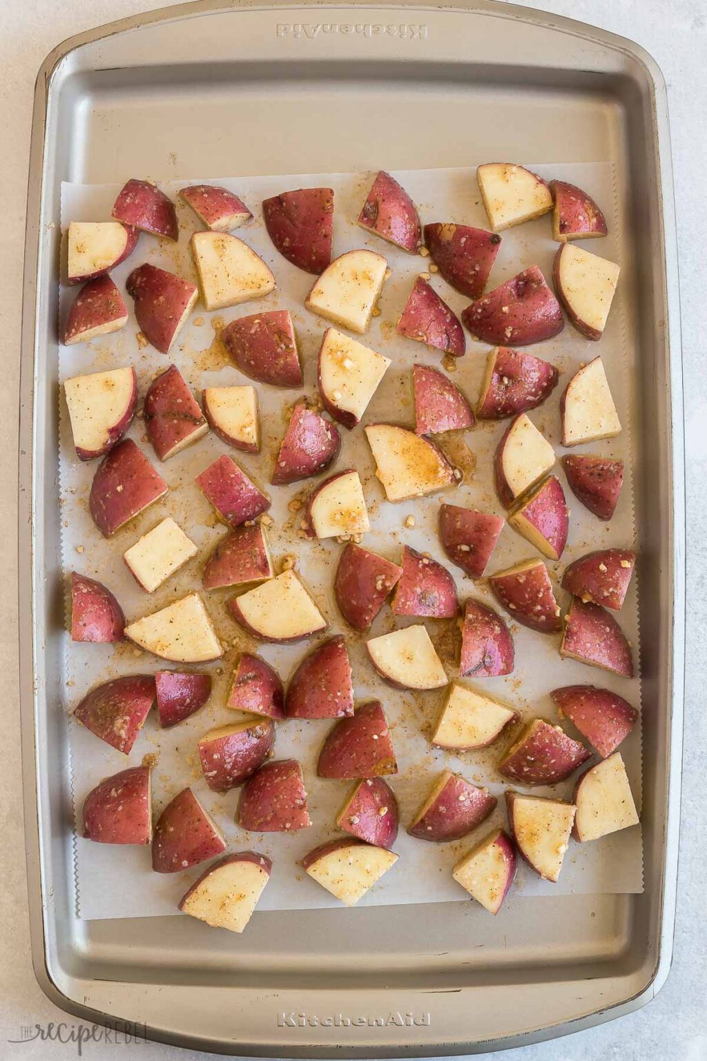 Crispy Roasted Red Potatoes - [VIDEO] The Recipe Rebel