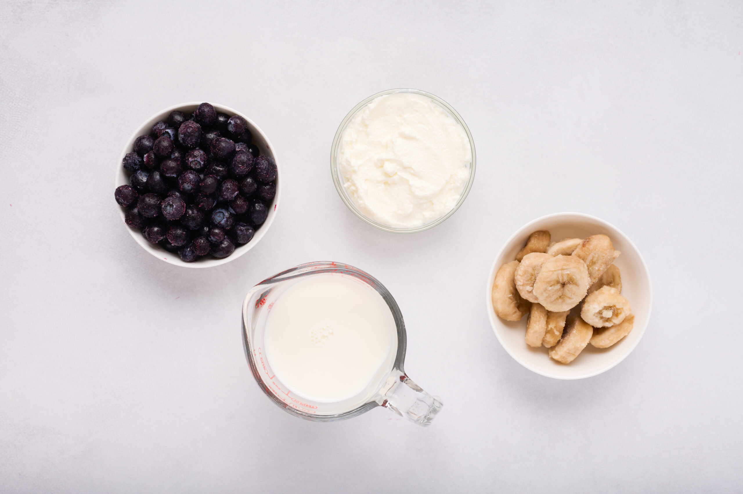 ingredients needed for blueberry smoothie