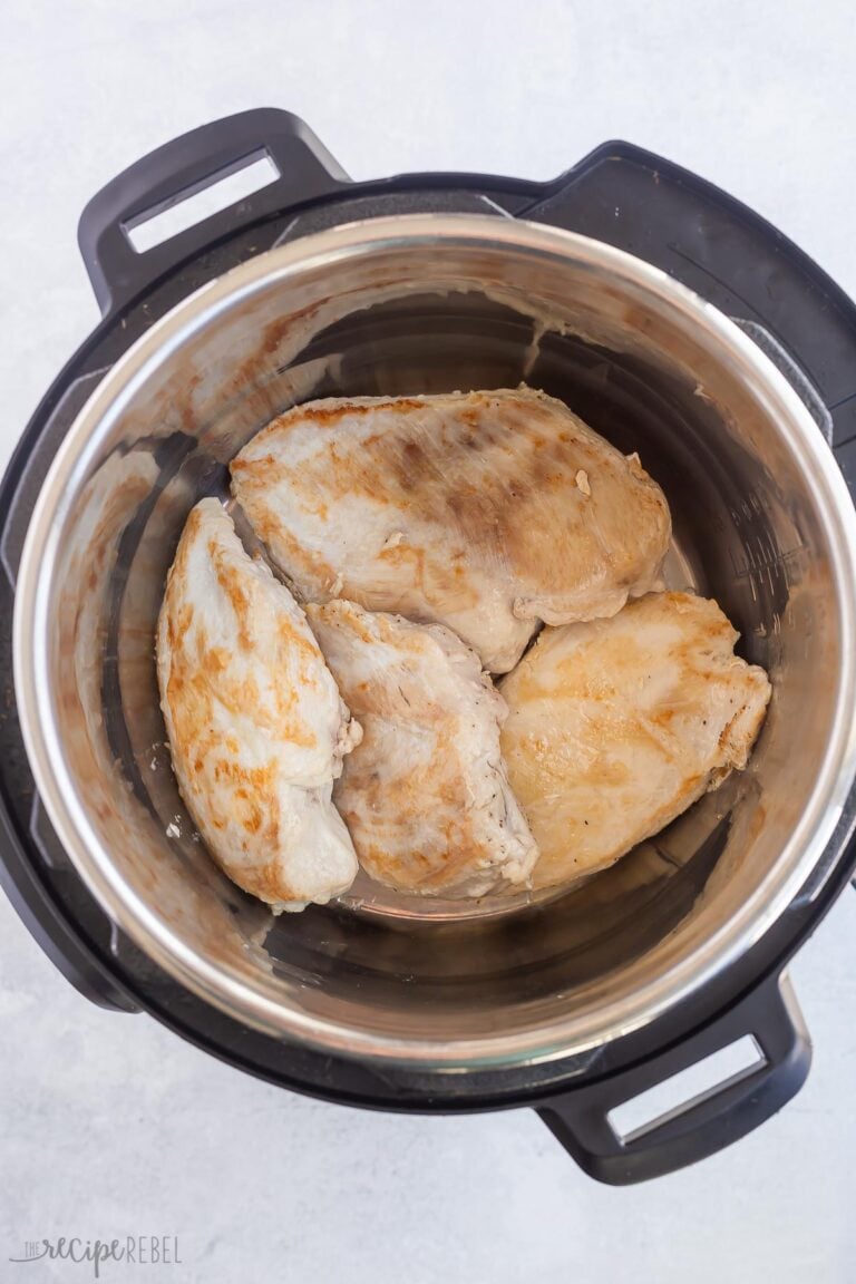 Creamy Italian Instant Pot Chicken Breasts - The Recipe Rebel