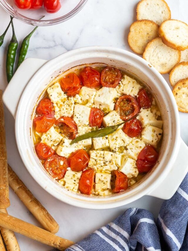 Spicy Baked Feta The Recipe Rebel