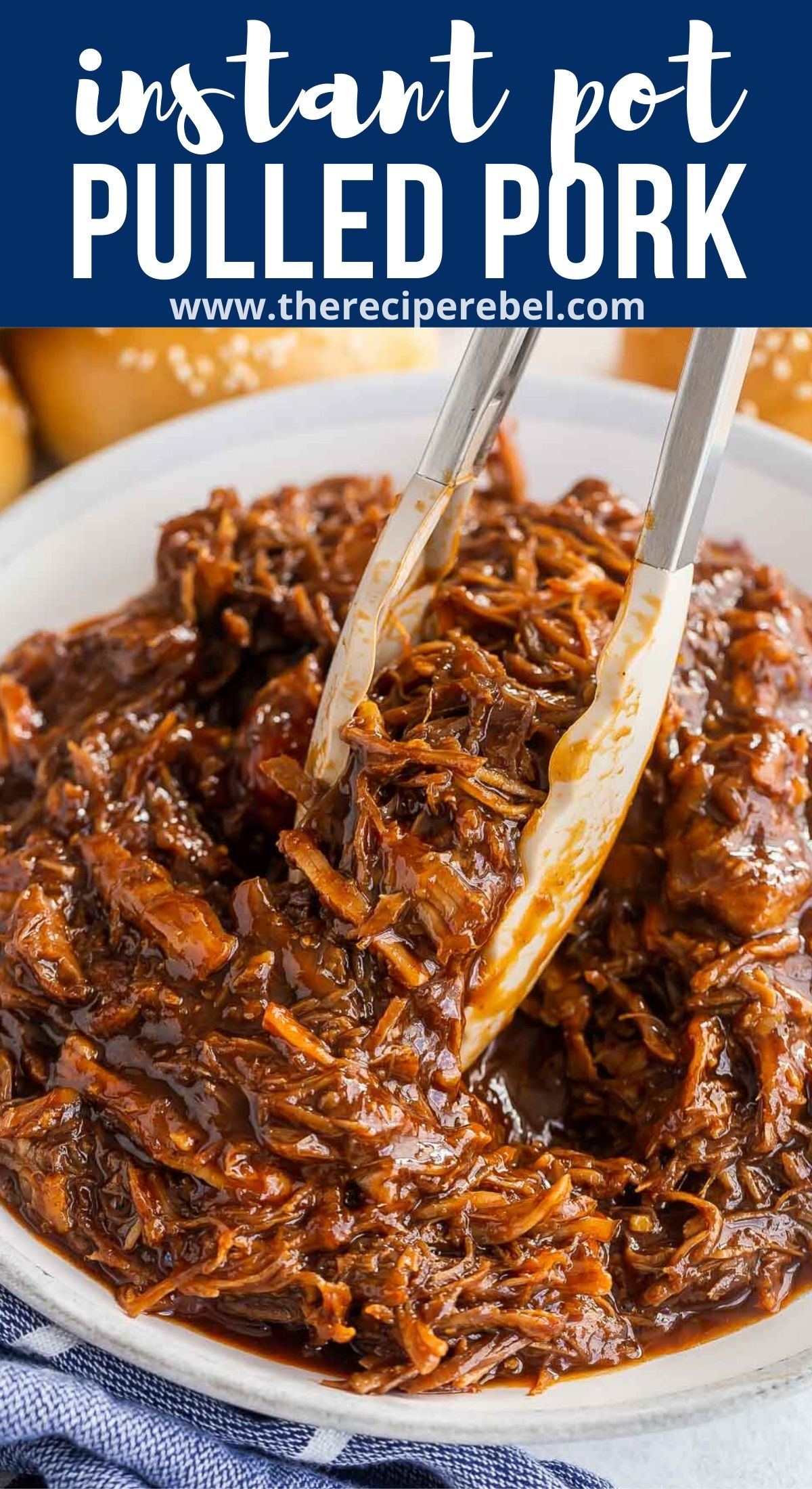 Instant Pot Honey Balsamic Pulled Pork - The Recipe Rebel