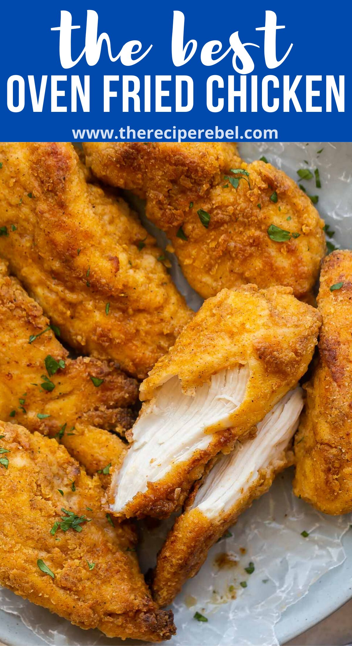 Crispy Oven Fried Chicken - The Big Man's World ®