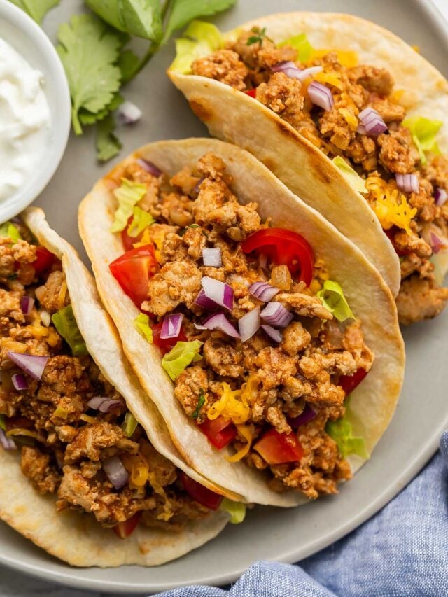 Ground Turkey Tacos The Recipe Rebel