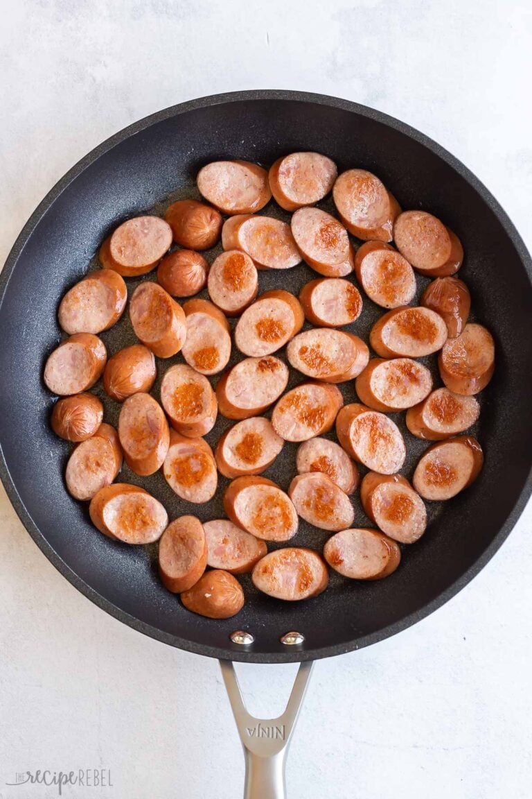 Perogies and sausage skillet the recipe rebel