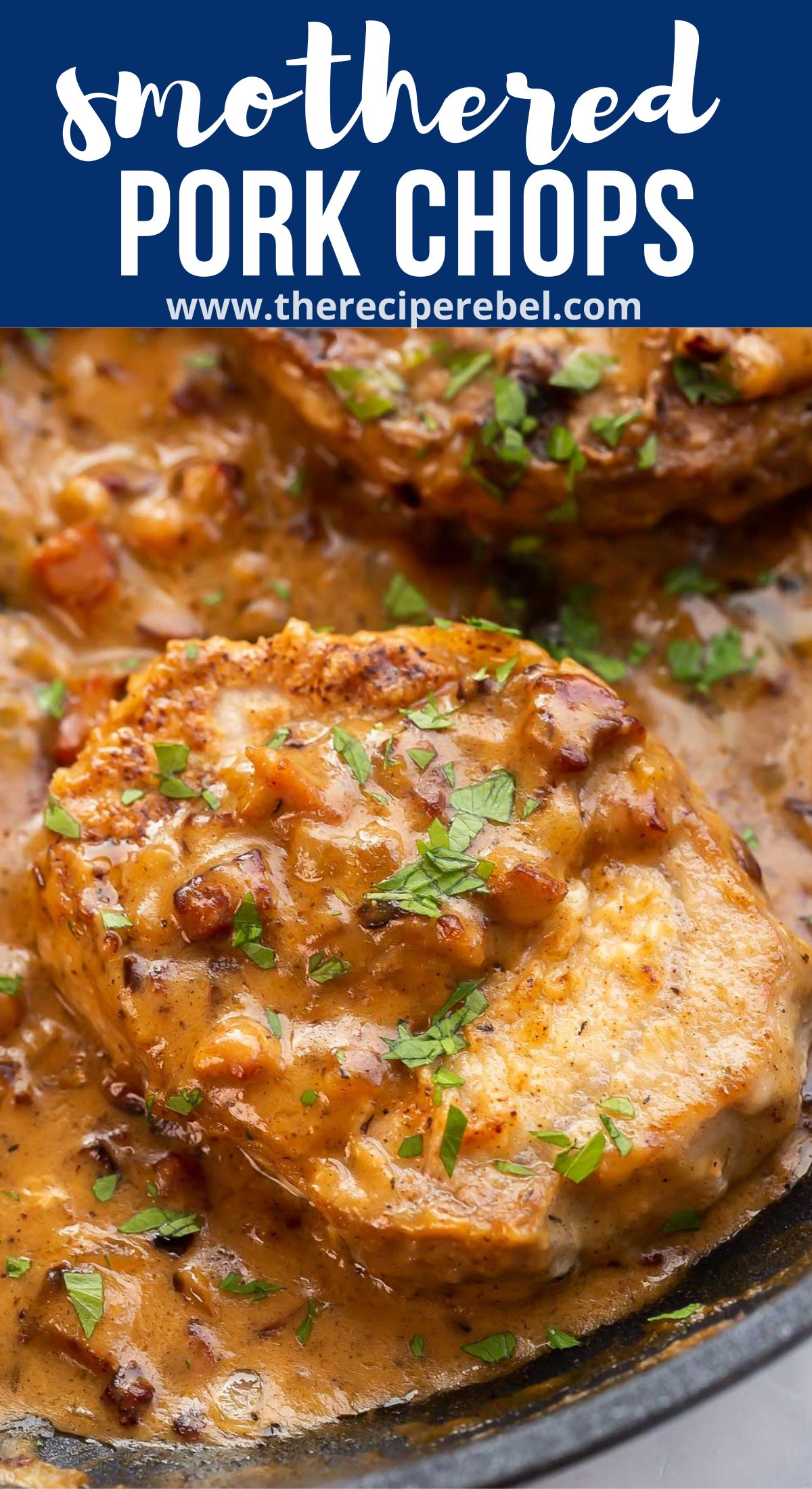 Smothered Pork Chops - The Recipe Rebel