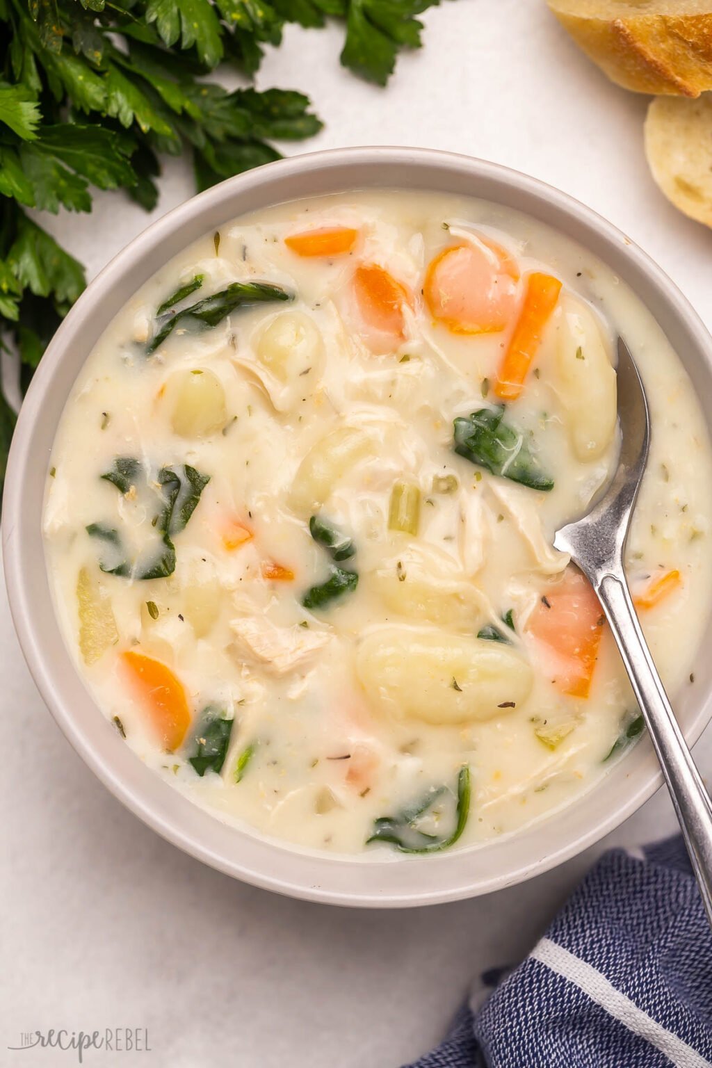 Slow Cooker Chicken Gnocchi Soup - The Recipe Rebel
